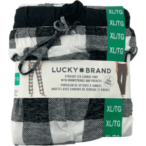 Lucky Brand Women's Lounge Pants / 2 Piece Set / Black & White / Various Sizes