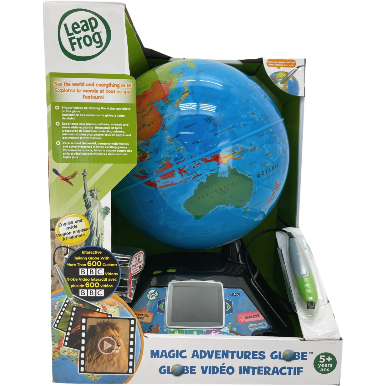 Leap Frog Magic Adventure Globe / English Version / Interactive Learning Toy **DEALS**