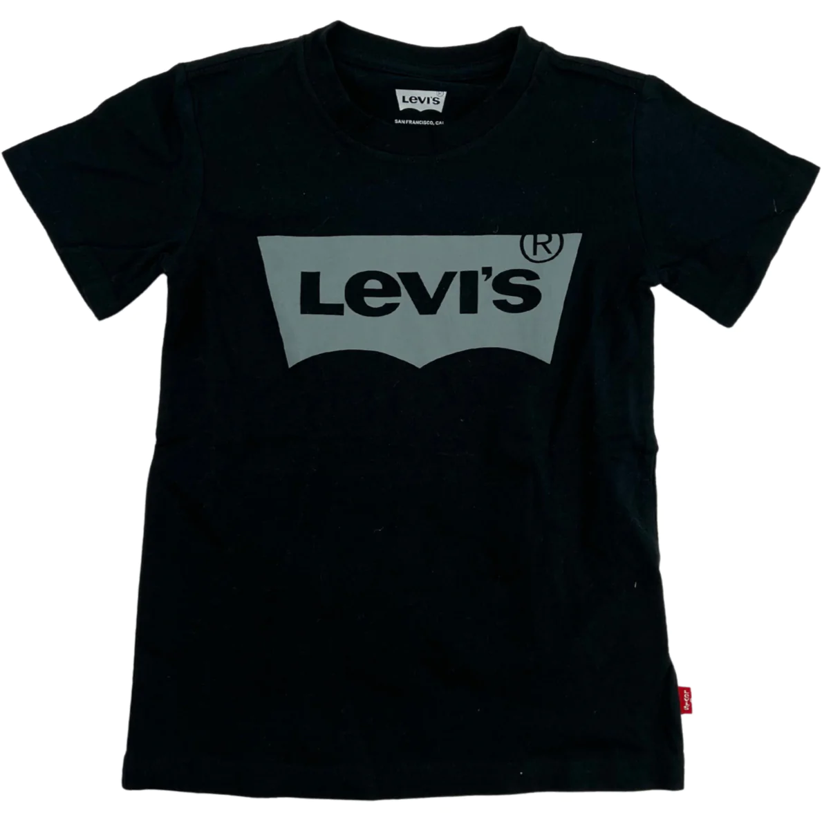 Levi's Boy's Short Sleeve Shirt: Black / Boy's T-Shirt / Size Small (6)
