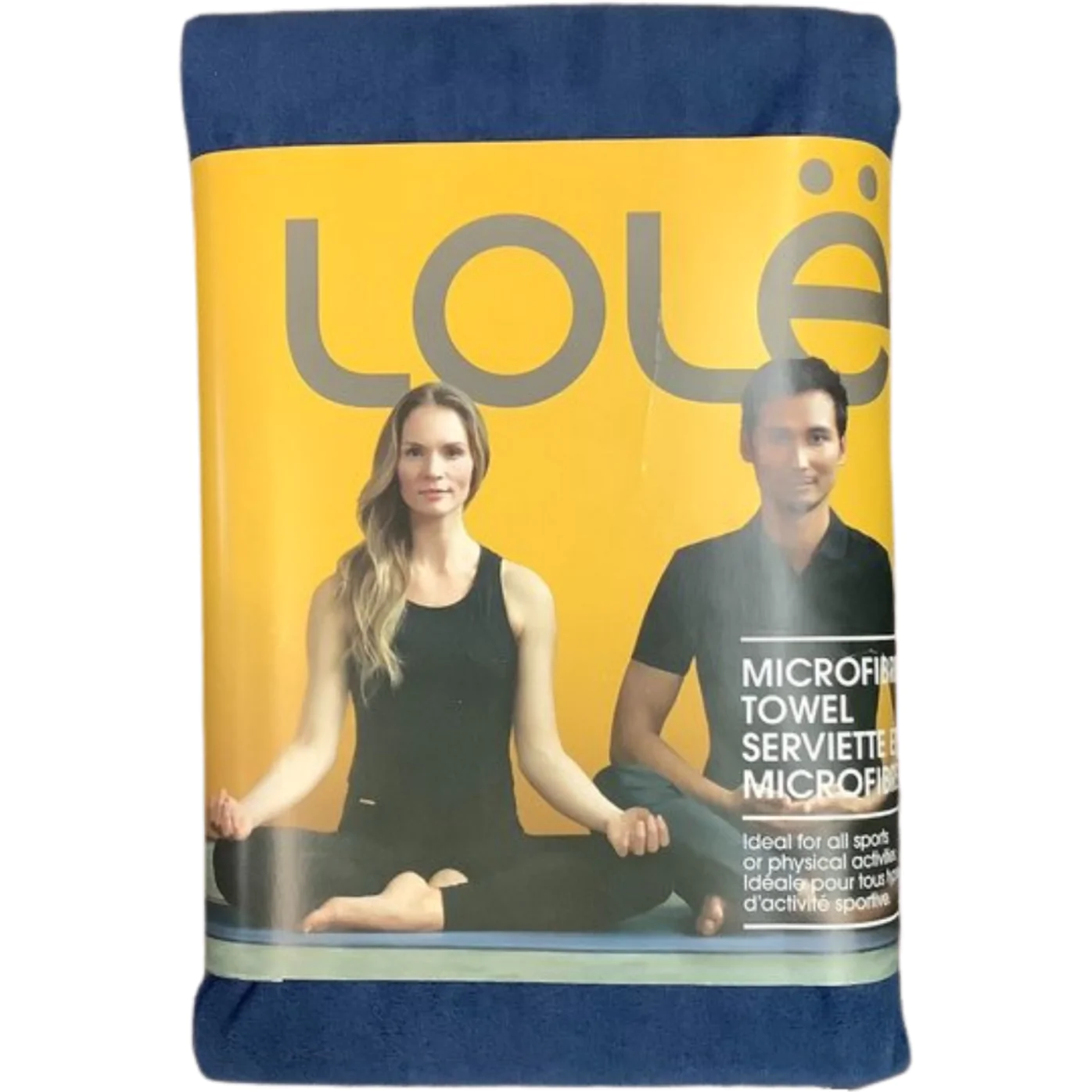 Lolë Yoga Towel / Microfibre Towel / Navy Blue