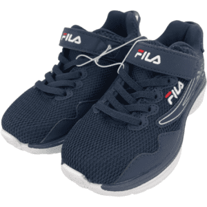 Fila Boy's Running Shoes / Tactician Strap / Navy, White & Red / Various Sizes