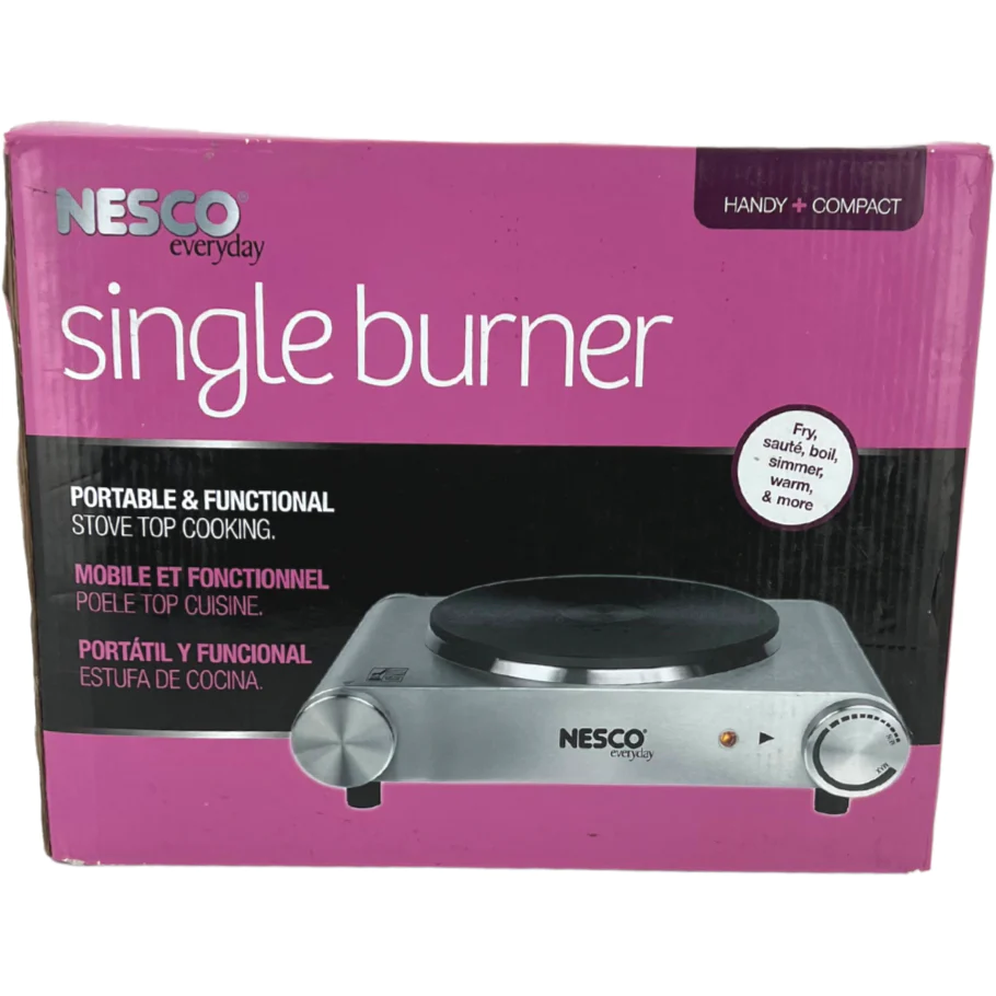 Nesco Everyday Single Burner Cooktop / 1500 Watt **DEALS**