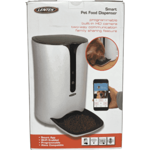Lentek Smart Pet Food Dispenser / Feeding Supplies / Pet Food Bowl / Programmable Food Dispenser