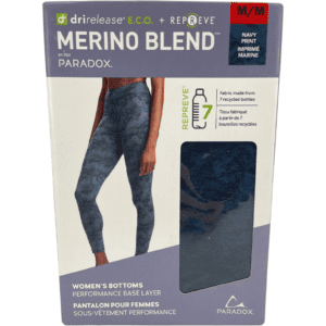 Paradox Women's Base Layer Pants / Navy Print / Various Sizes