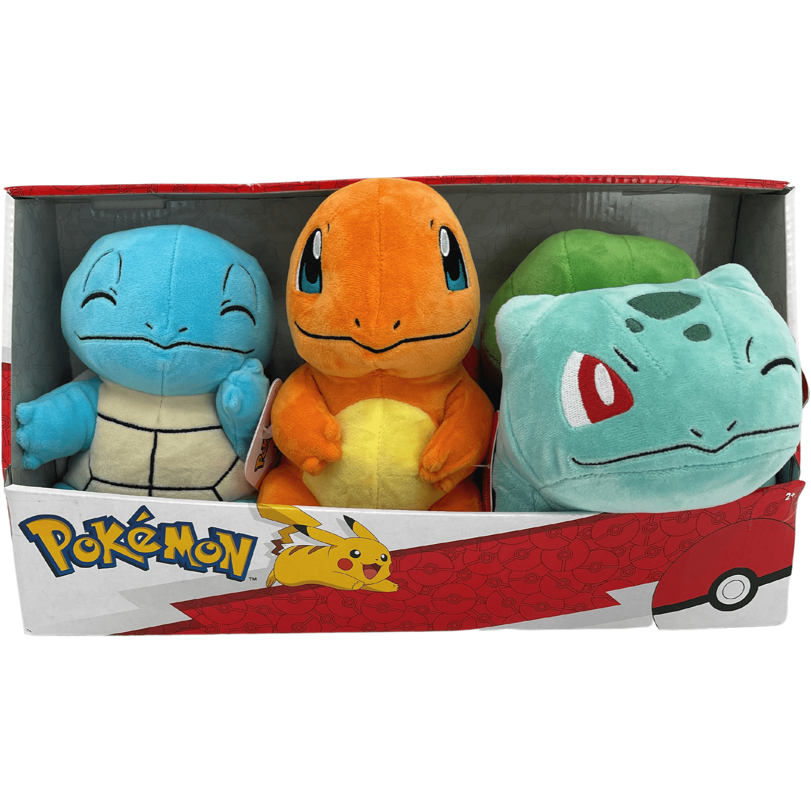 Pokémon Character Pack / 3 Pack / Stuffed Animal Set / Charmander, Squirtle & Bulbasaur **DEALS**