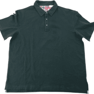 Robert Graham Men's Short Sleeve Polo Shirt / Black / Size XLarge