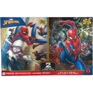 Marvel Spider-Man Puzzle Pack / 3D Puzzles / 500 Piece / 2 Puzzles