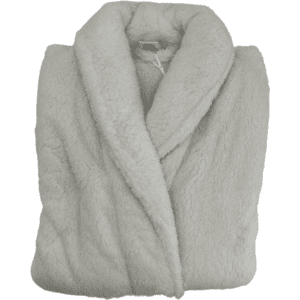 Safdie Women's Sherpa Robe: White / Plush Robe / Size Small/Medium