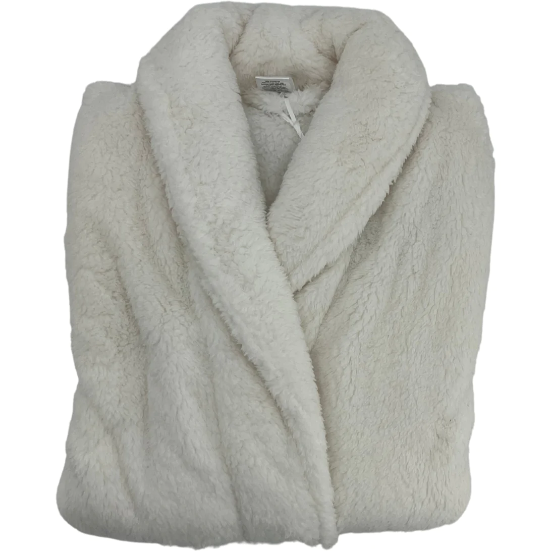 Safdie Women’s White Sherpa Bathrobe / Size Small/Medium CanadaWide