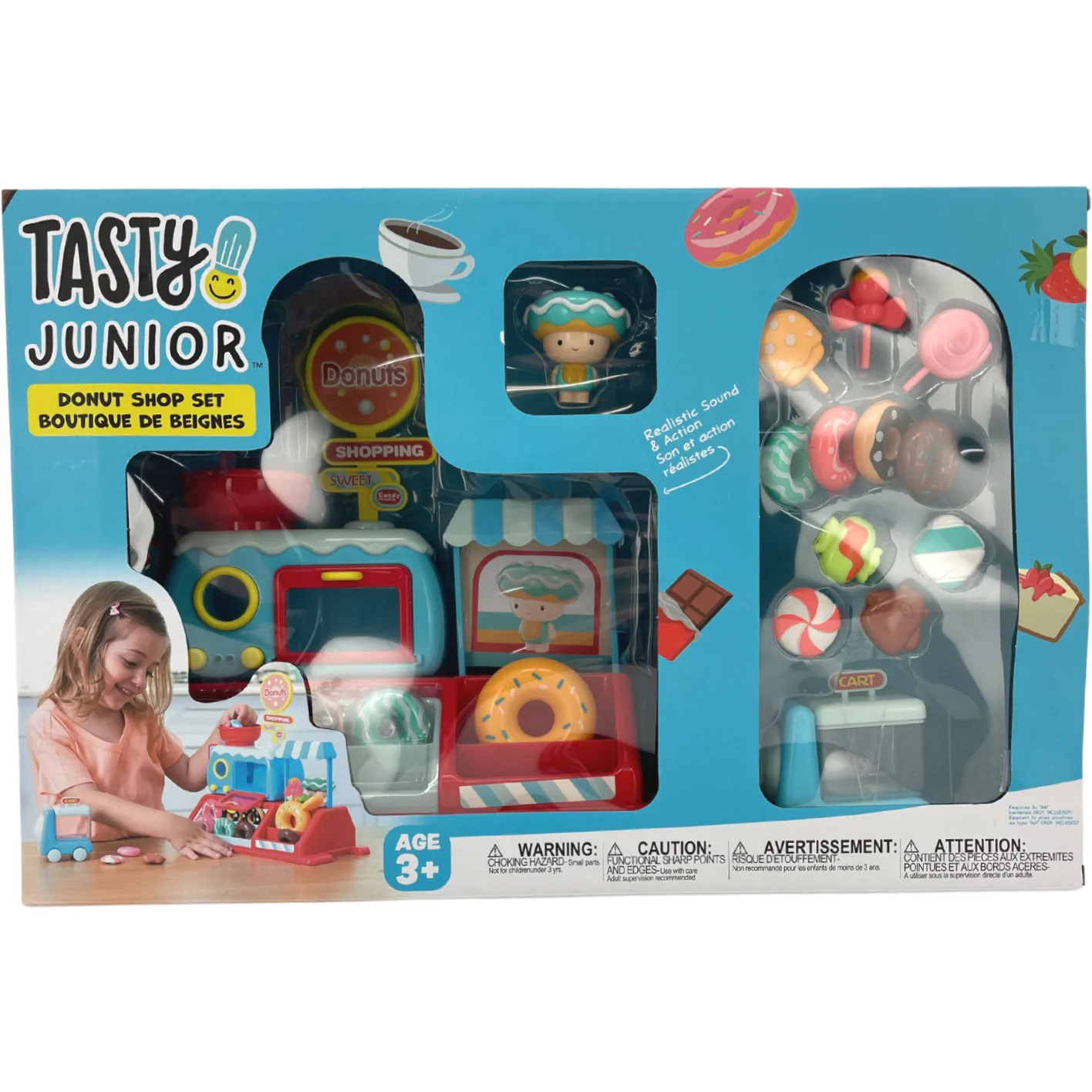 Tasty Junior Donut Shop Set / Pretend Play / Playset With Sound **DEALS**