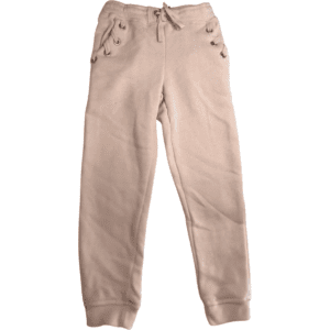 Dex Girl's Joggers: Girl's Sweatpants / Light Pink / Size 6