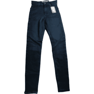 Joni Girl's High Waisted Jeans: Skinny Jeans / Dark Wash / Denim / Waist 24 Length 30