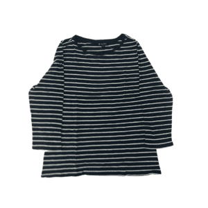 Pink Tartan Women's Long Sleeve Shirt: 3/4 Length Shirt / Blue / Medium