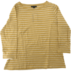 Pink Tartan Women's Long Sleeve Shirt: 3/4 Length Shirt / Yellow / Various Sizes