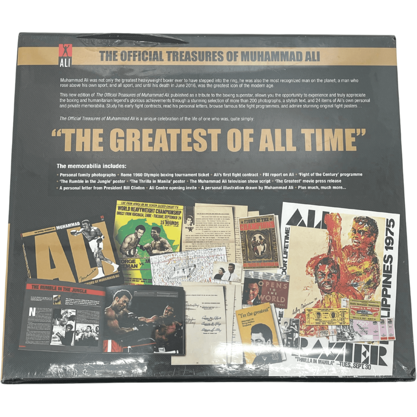 The Official Treasures of Muhammad Ali Memorabilia Book