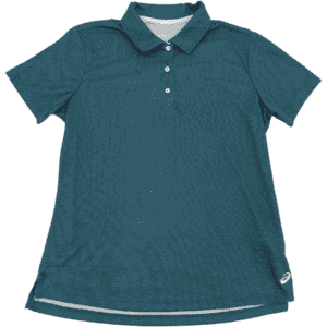 Asics Women's Golf Shirt / Dark Teal with White Detailing / Various Sizes