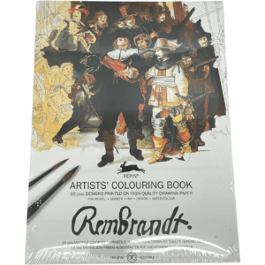 Pepin Artists' Colouring Book / Rembrandt. / 16 Designs / High-Quality Drawing Paper