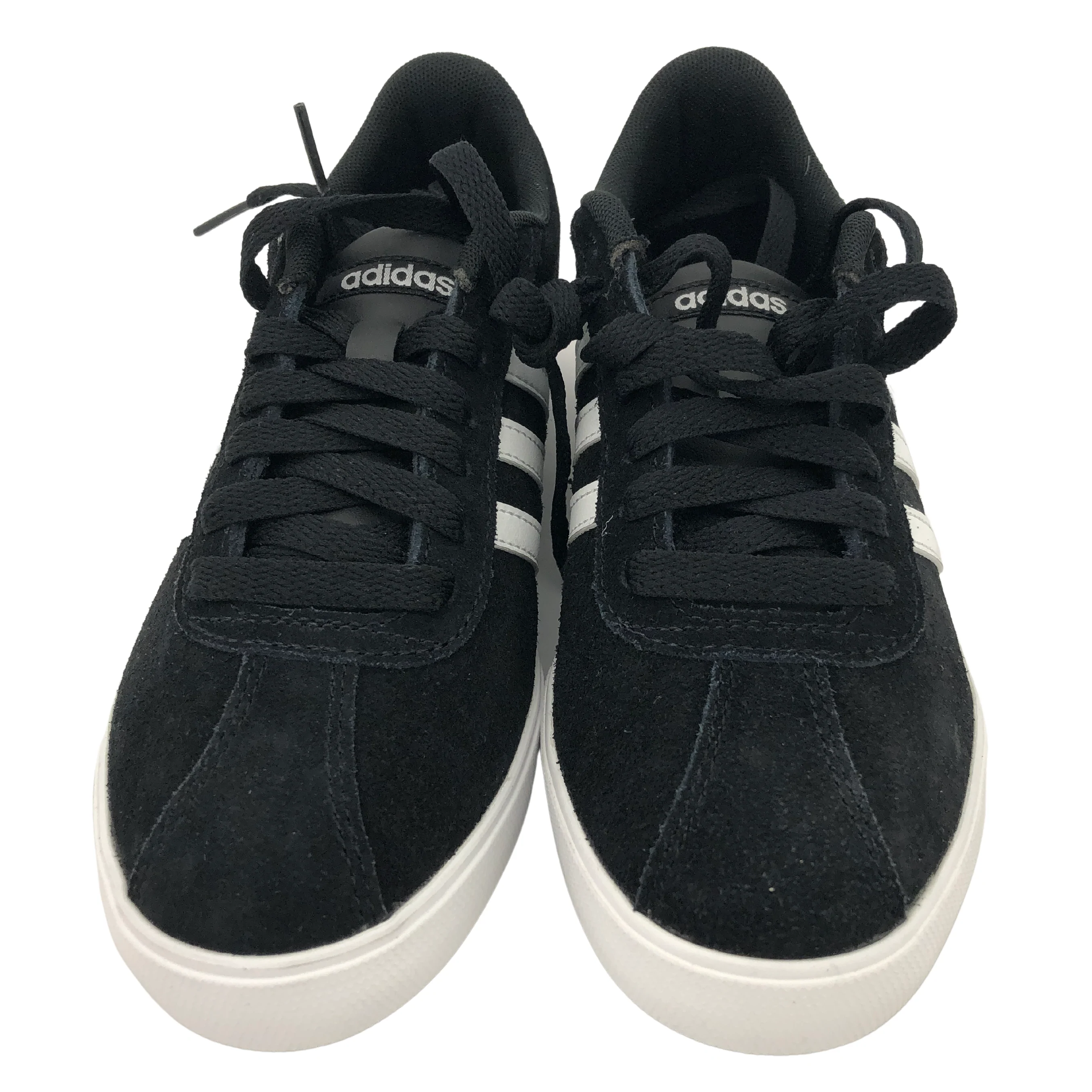 Adidas Women's Sneaker / Courtset / Black and White / Size 5
