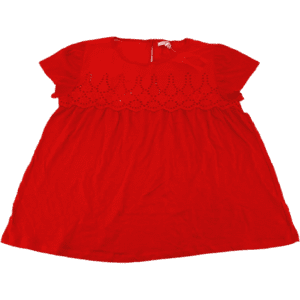 Jachs Girlfriend Women's Short Sleeve Top / Bright Red / Various Sizes