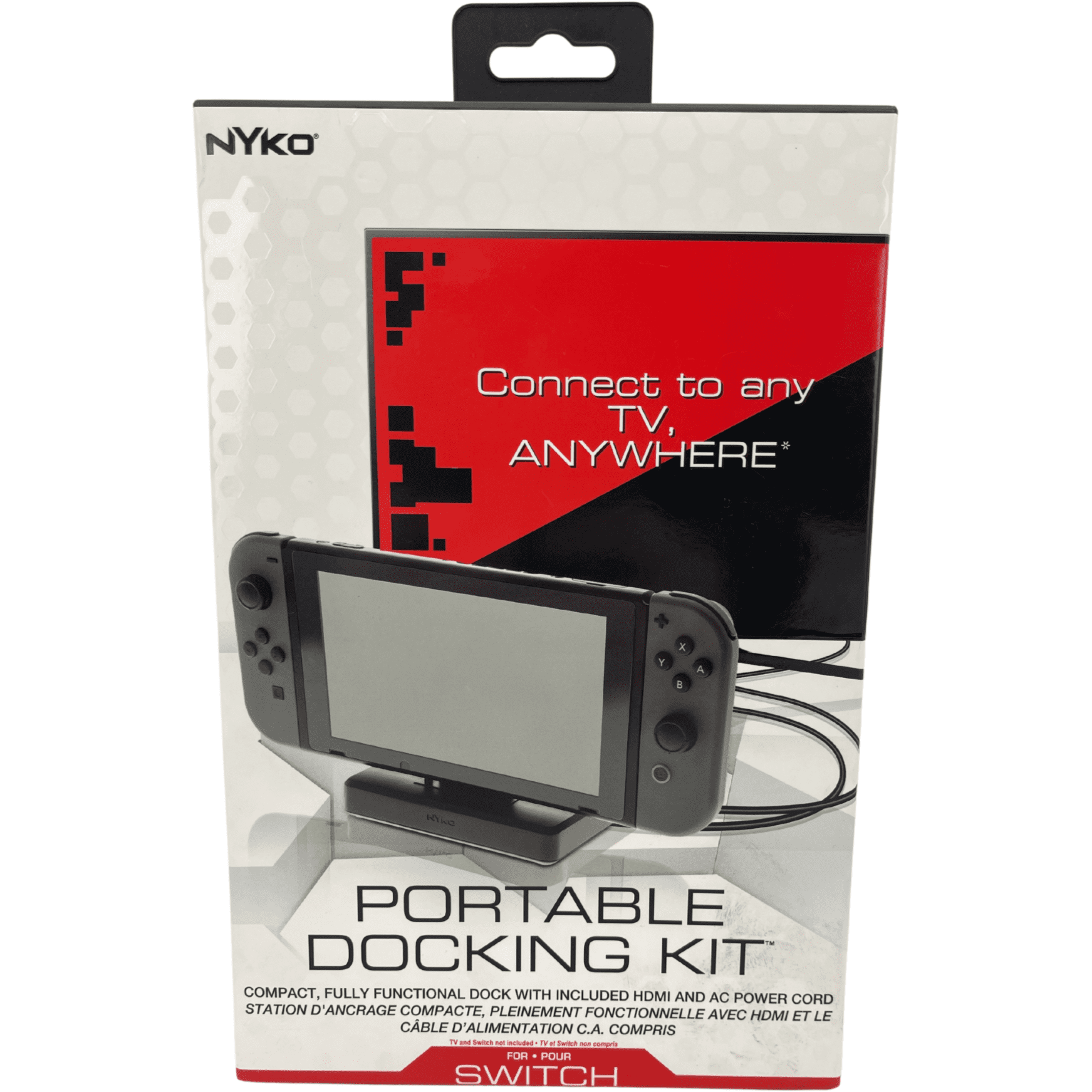 NYKO Portable Docking Kit for Nintendo Switch / Black / Nintendo Switch Accessory CanadaWide