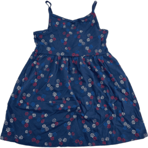 Toughskins Girl's Sleeveless Summer Dress / Navy / Size Medium