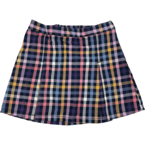Toughskins Girl's Pleated Skirt / Plaid / Multicolour / Various Sizes