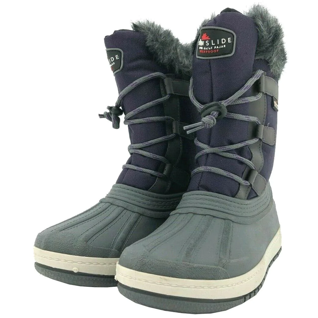 Snowslide Girls Winter Boots / Waterproof / Thermal Soles / Purple / Various Sizes **NO BOX**