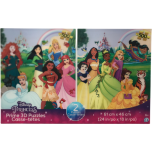 Disney Princess 3D Puzzles: 2 Puzzles / 3D Puzzles / Princess's