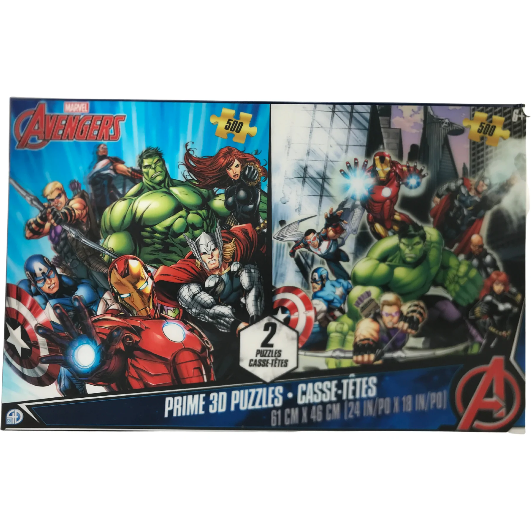 Marvel Avengers 3D Puzzles: 2 Puzzles / 3D Puzzles / Super Heroes