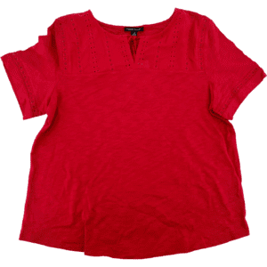 Hilary Radley Women's Top: Women's Blouse / Red / Various Sizes