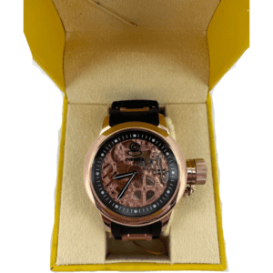 Invicta Men's Watch: 1090 / Black & Bronze / Russian Diver Mechanical Watch