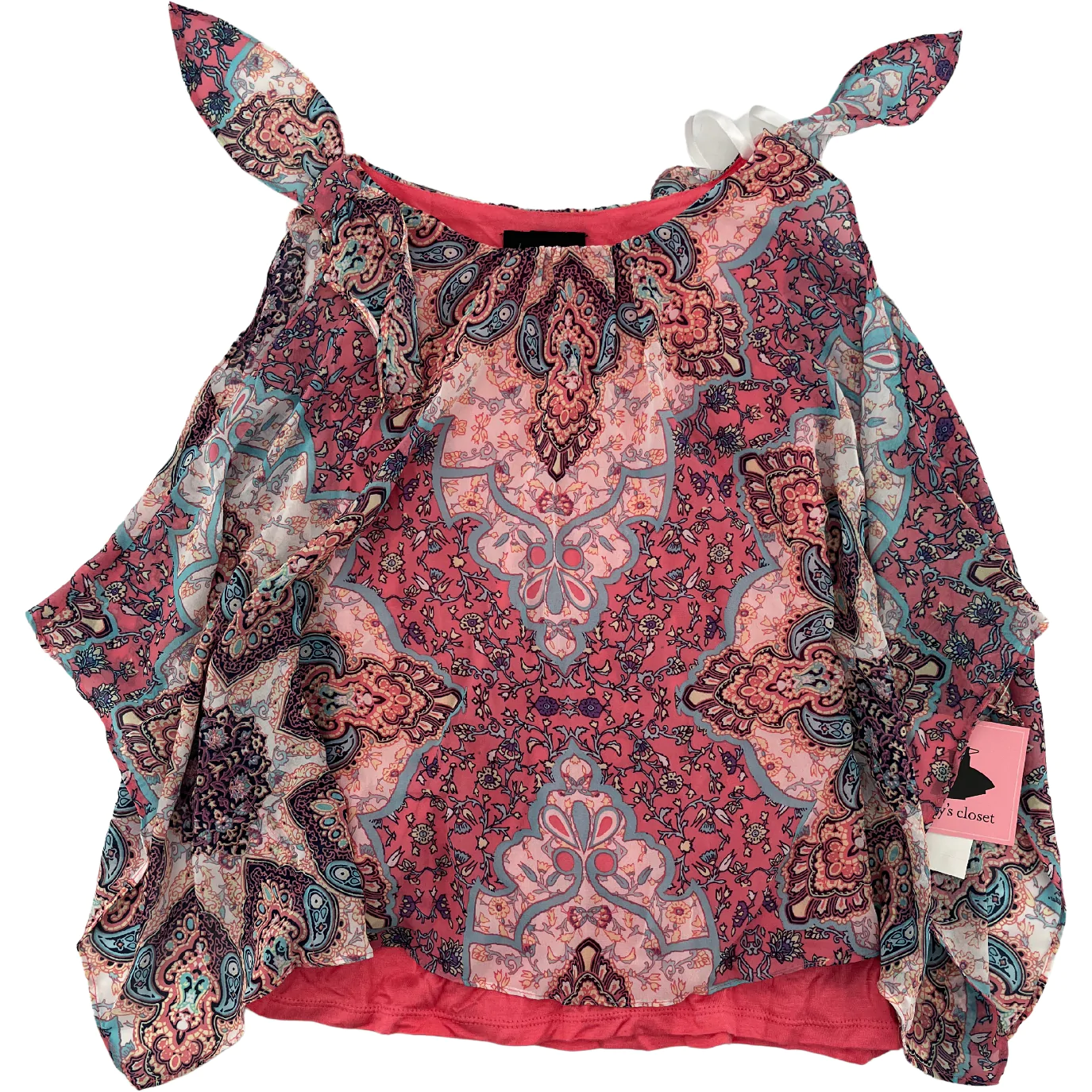 Amy's Closet Girl's Shirt: Sleeveless Top / Summer Top / Size Large