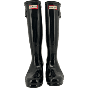 Hunter Women's Rain Boots: Original Tall / Black Gloss / Various Sizes
