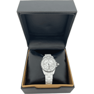 Akribos Women's Wrist Watch / White & Silver / Ceramic Watch / Analog Display / AK487 **DEALS**