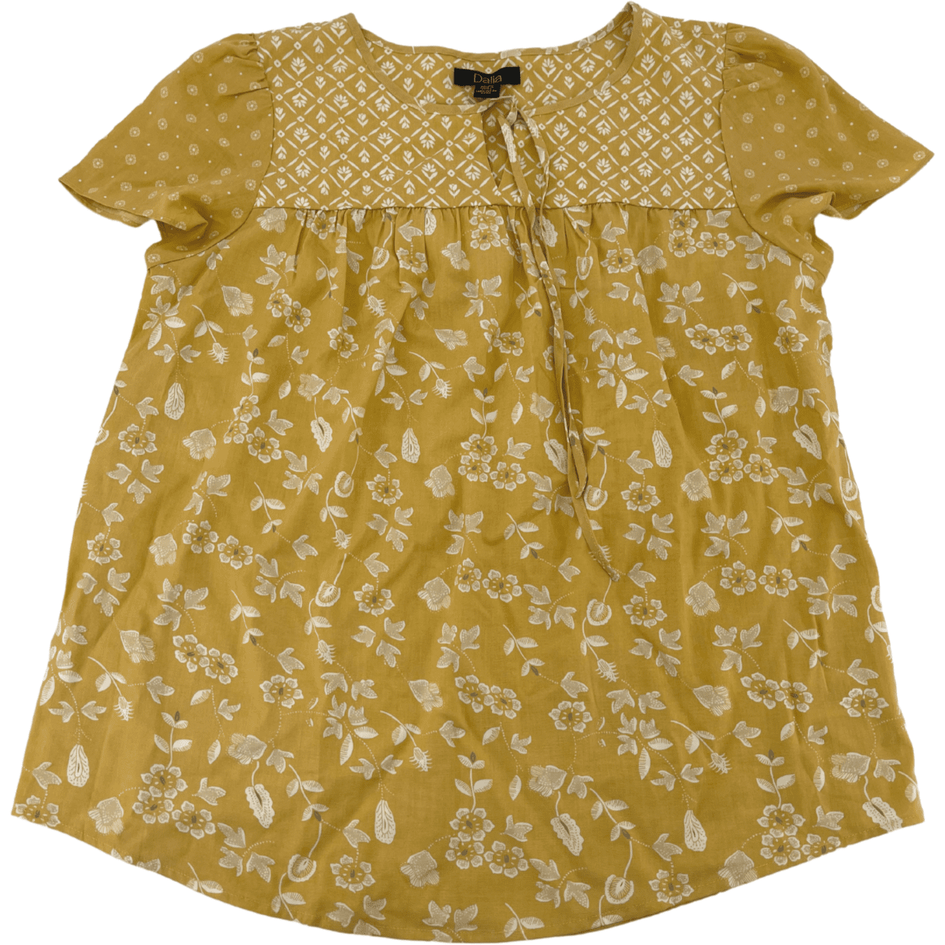 Dalia Women’s Yellow Short Sleeve Blouse / Various Sizes CanadaWide Liquidations