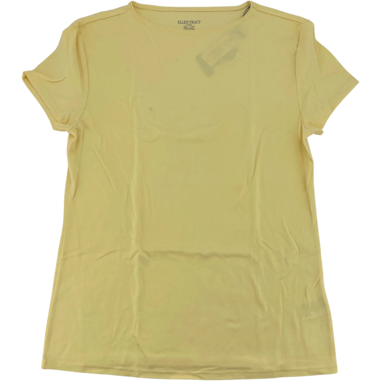 Ellen Tracy Women's T-Shirt / Yellow / Size XXLarge