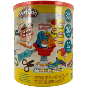 Play-Doh Big Time Classics Tub: 10 Playdoh Tubs / 30 + Pieces