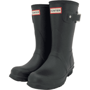 Hunter Wellington Women's Rain Boots / Original Short / Matte Black / Various Sizes