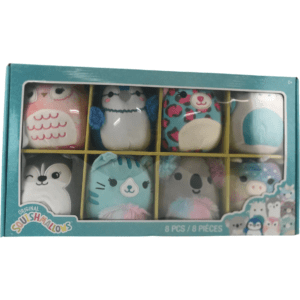 Squishmallows Plushie: Set of 8 Animals / 4" Tall **DEALS**