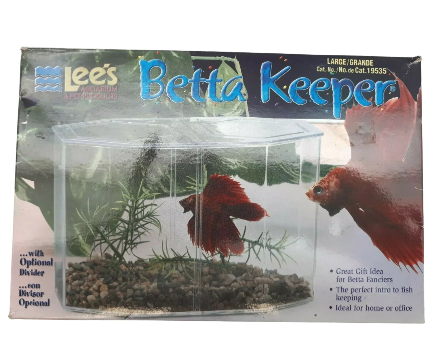 Lee's Betta Keeper Aquarium / Large / Clear Tank / Octagon Shape **DEALS**