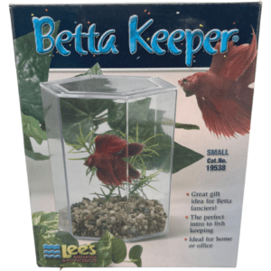 Lee's Betta Keeper Aquarium / Small / Clear Tank / Hexagon Shaped Fish Tank **DEALS**