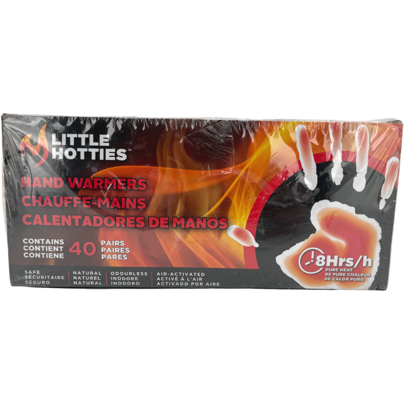 Little Hotties Hand Warmers / 8 Hr / 40 Pairs / Air-Activated / All Natural