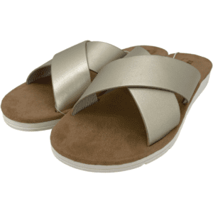 IZOD Women's Sandals / Slip On / Alyssa Sandal / Gold / Various Sizes