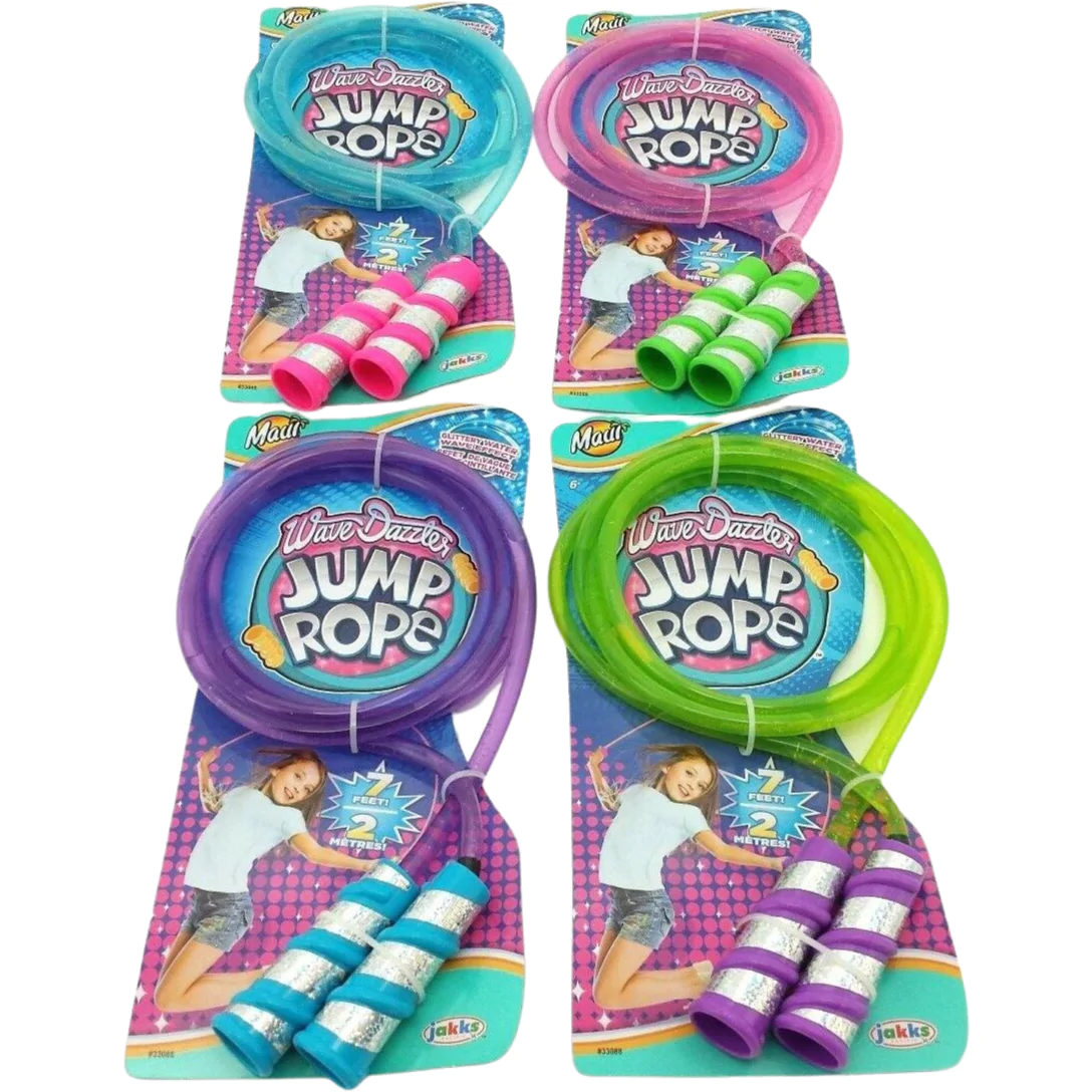 Maui Wave Dazzler Jump Rope / 7 Feet / Ages 6+ / Various Colours