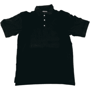 Kirkland Men's Cotton Pique Polo Shirt / Black / Size Small