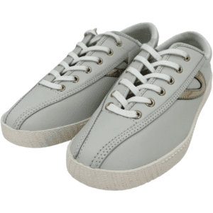 Tretorn Women's Sneakers: Women's Shoes / White & Gold / Leather / Various Sizes