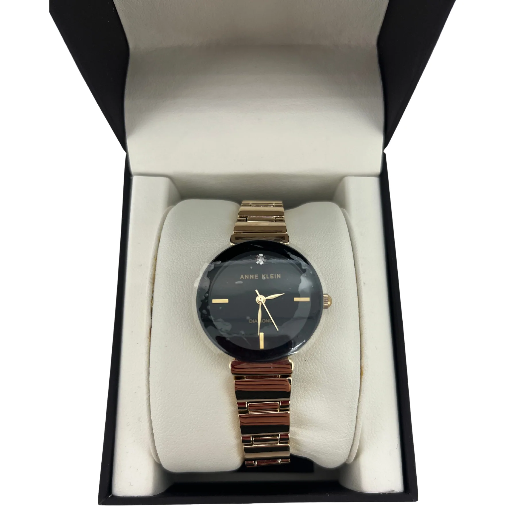 Anne Klein Women's Watch: Gold & Black / AK/2434BKGB / Bracelet Watch  **DEALS**