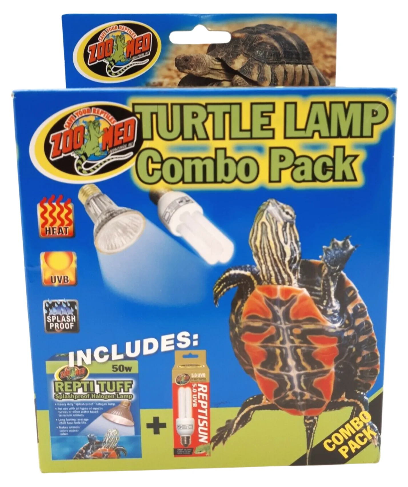 Zoo Med Turtle Lamp Combo Pack / Turtle Heat Lamp / Terrarium Supplies