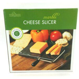 Fox Run Marble Cheese Slicer / Cheese Slicer / Serving Tray / Black