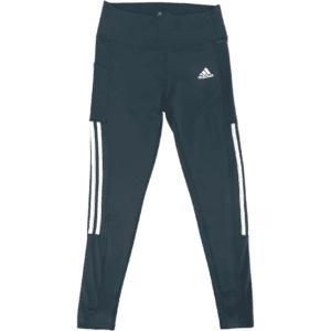 Adidas Women's Leggings / Carbon with White Stripes / Various Sizes